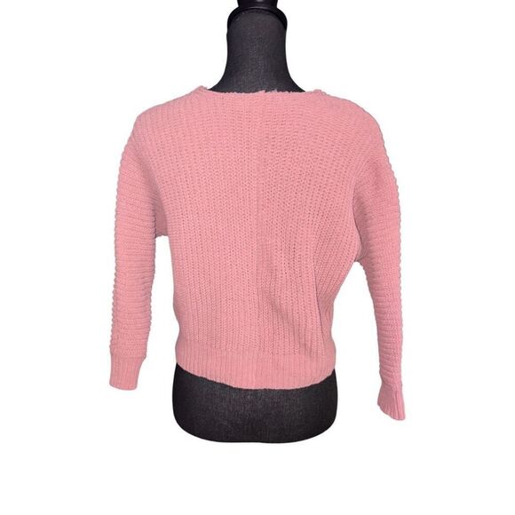 Chloe + Cyrus Tania V-neck Cropped Sweater - Picture 4 of 7
